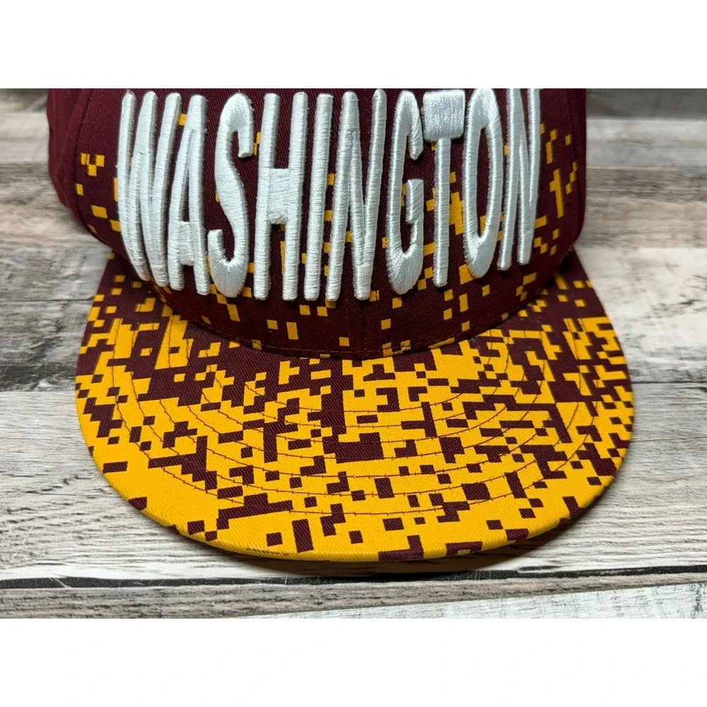 KB Ethos Snapback Washington Commanders Football Hat Red Yellow